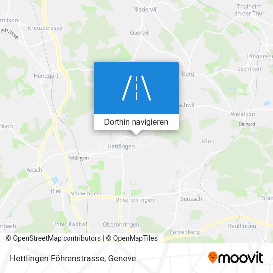 Hettlingen Föhrenstrasse Karte