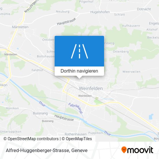 Alfred-Huggenberger-Strasse Karte