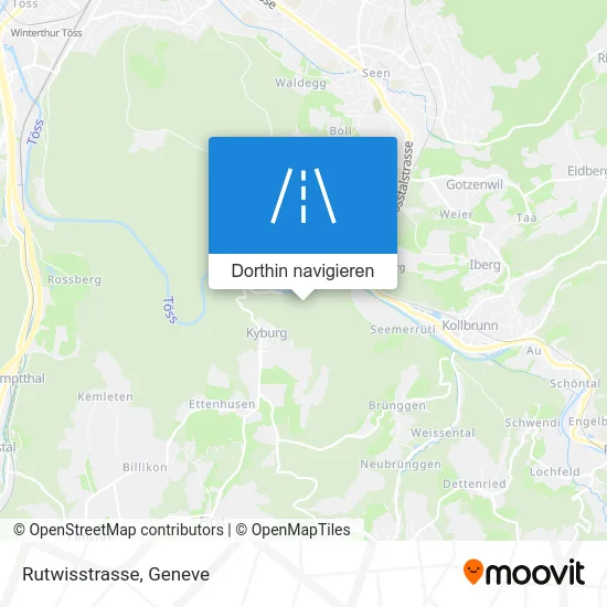 Rutwisstrasse Karte