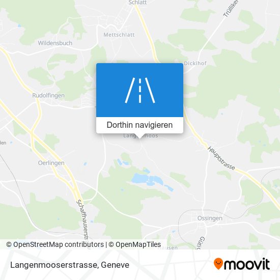 Langenmooserstrasse Karte