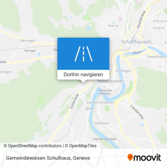Gemeindewiesen Schulhaus Karte