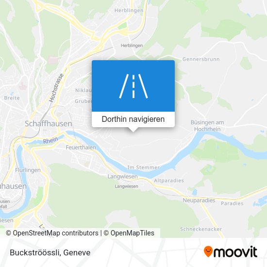 Buckströössli Karte
