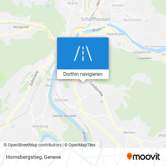 Hornsbergstieg Karte