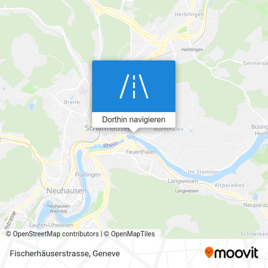 Fischerhäuserstrasse Karte