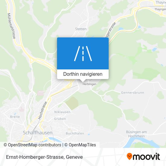 Ernst-Homberger-Strasse Karte