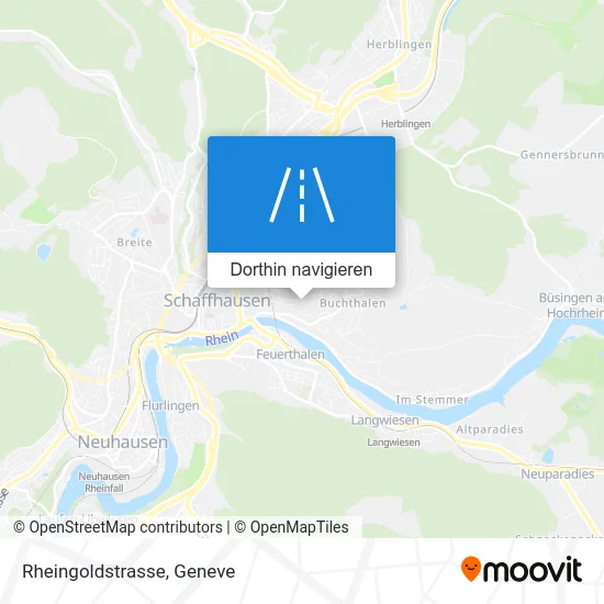 Rheingoldstrasse Karte