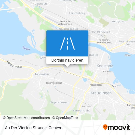 An Der Vierten Strasse Karte