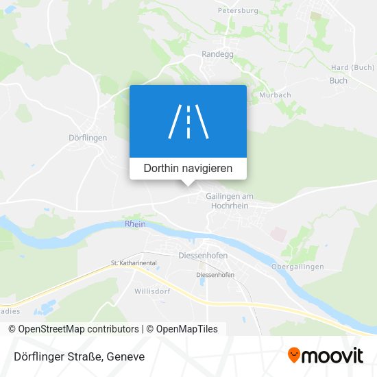 Dörflinger Straße Karte