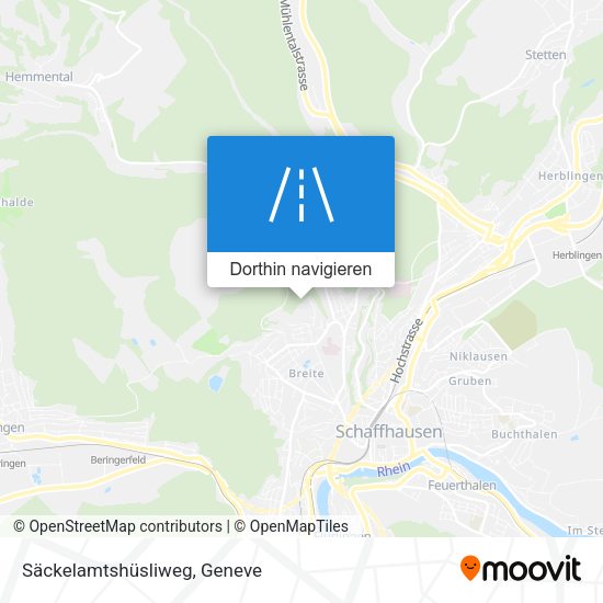 Säckelamtshüsliweg Karte