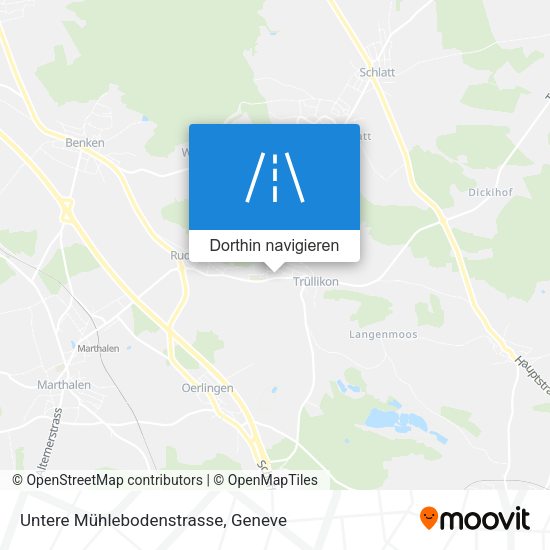 Untere Mühlebodenstrasse Karte