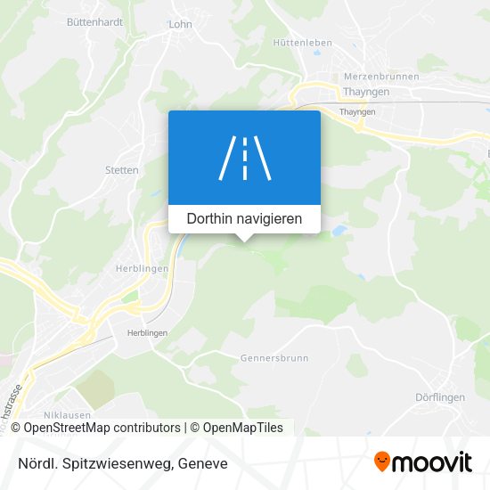 Nördl. Spitzwiesenweg Karte