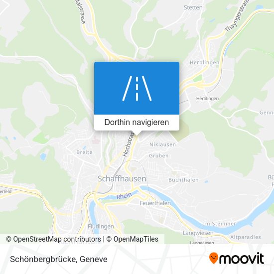 Schönbergbrücke Karte