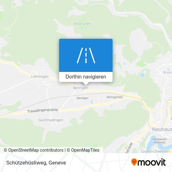 Schützehüsliweg Karte