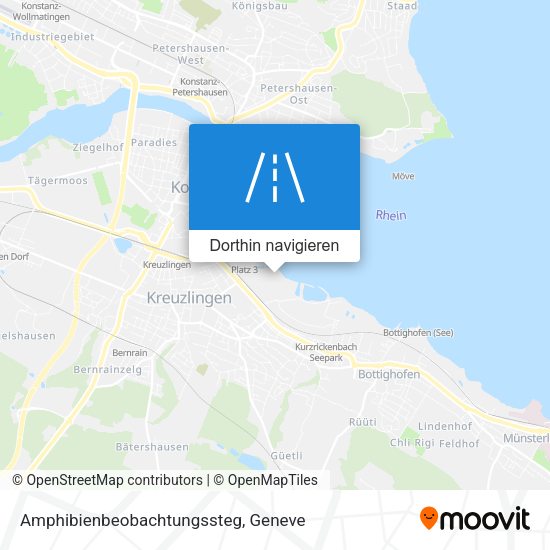 Amphibienbeobachtungssteg Karte