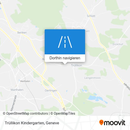 Trüllikon Kindergarten Karte
