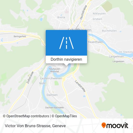 Victor Von Bruns-Strasse Karte