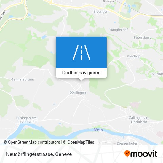 Neudörflingerstrasse Karte