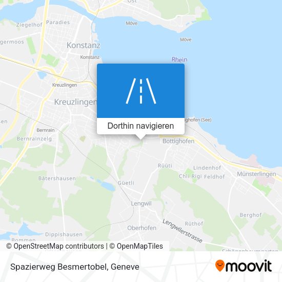 Spazierweg Besmertobel Karte