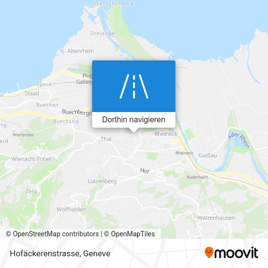 Hofäckerenstrasse Karte