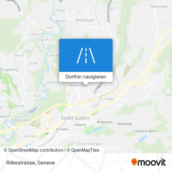 Rilkestrasse Karte