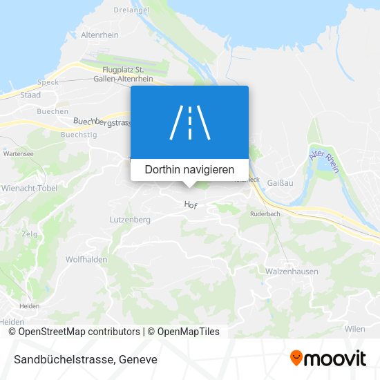 Sandbüchelstrasse Karte