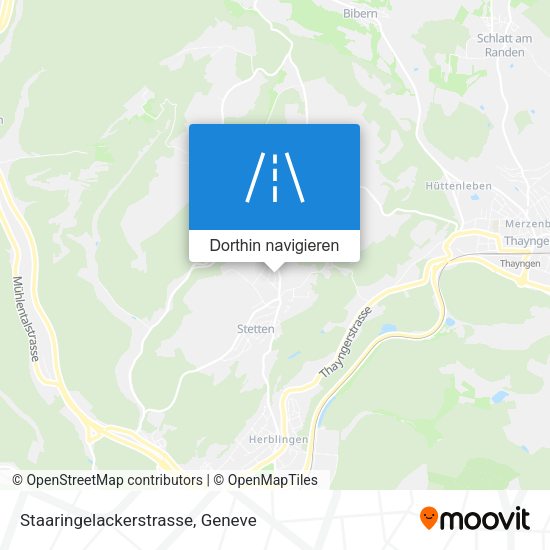 Staaringelackerstrasse Karte