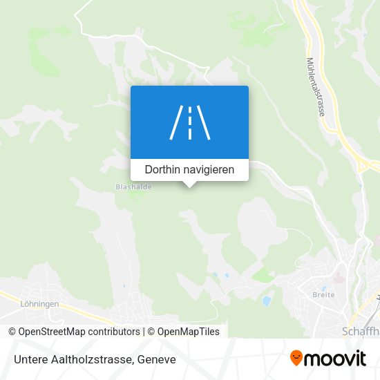 Untere Aaltholzstrasse Karte