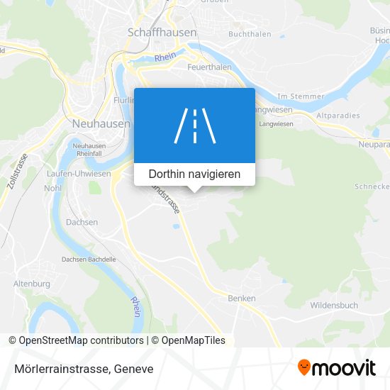 Mörlerrainstrasse Karte