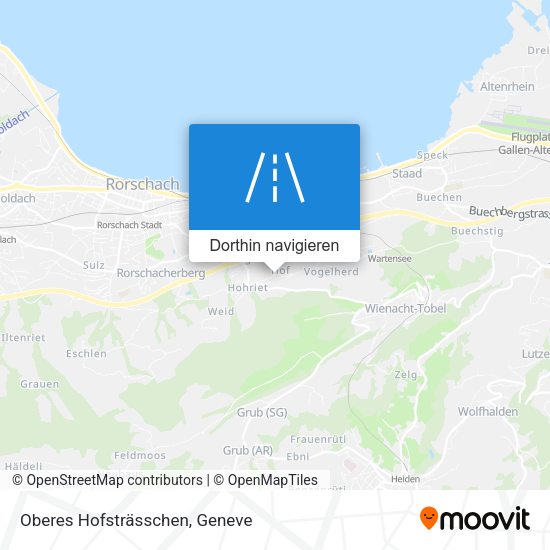 Oberes Hofsträsschen Karte