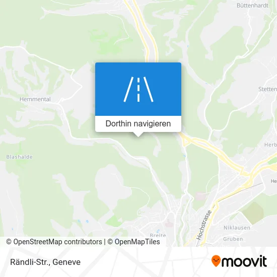 Rändli-Str. Karte