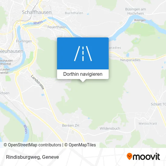 Rindisburgweg Karte