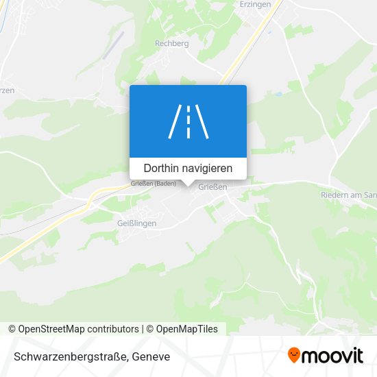 Schwarzenbergstraße Karte