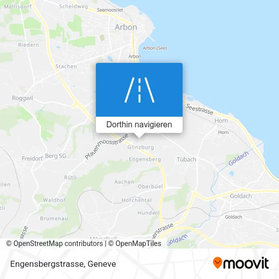 Engensbergstrasse Karte