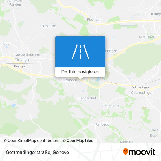 Gottmadingerstraße Karte