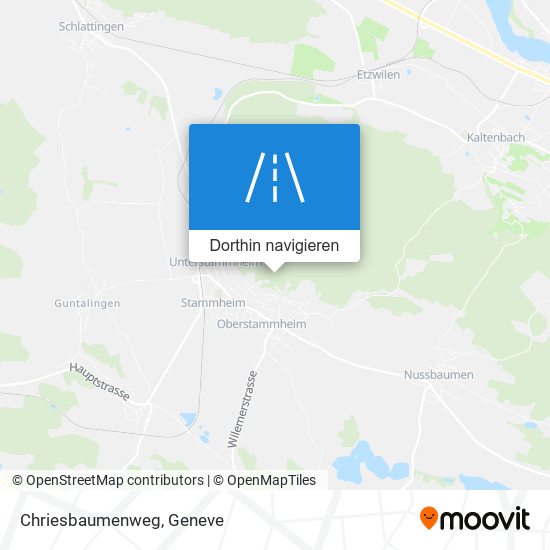 Chriesbaumenweg Karte