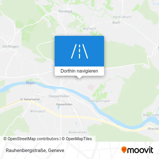 Rauhenbergstraße Karte