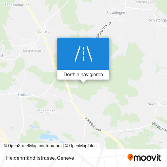 Heidenmändlistrasse Karte