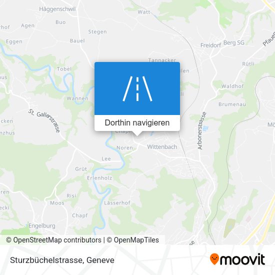 Sturzbüchelstrasse Karte