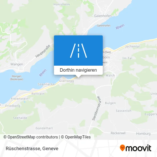 Rüschenstrasse Karte