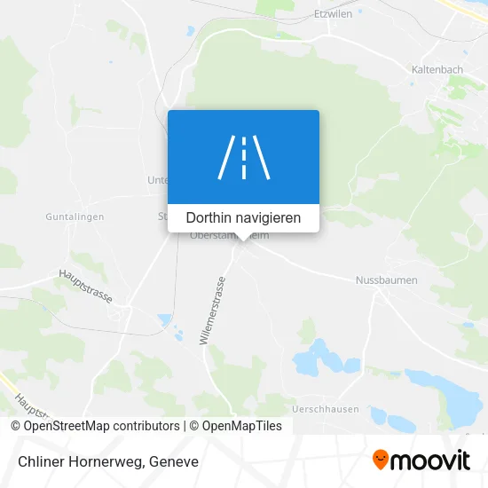 Chliner Hornerweg Karte