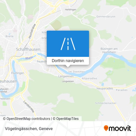 Vögelingässchen Karte
