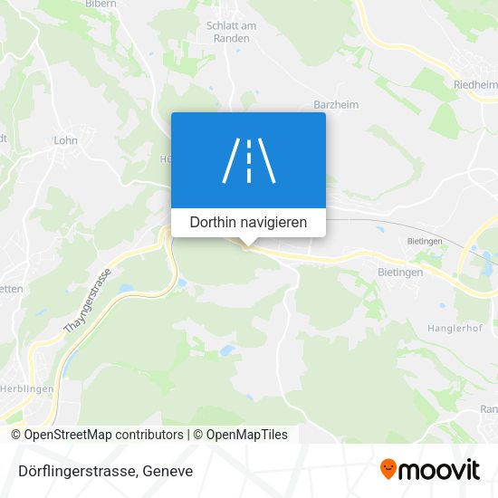 Dörflingerstrasse Karte
