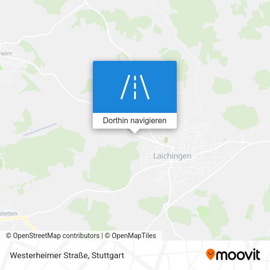 Westerheimer Straße Karte