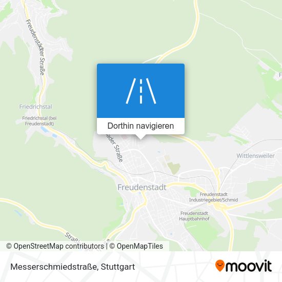 Messerschmiedstraße Karte