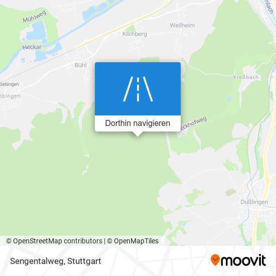 Sengentalweg Karte