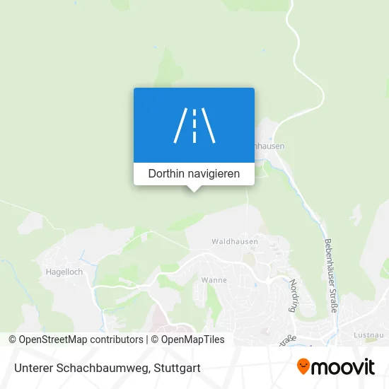 Unterer Schachbaumweg Karte