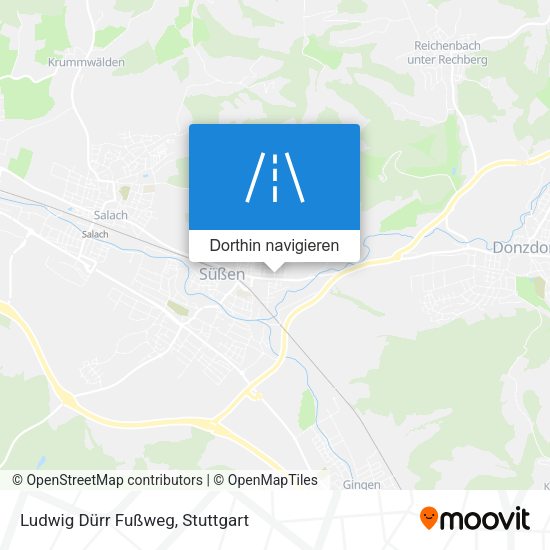 Ludwig Dürr Fußweg Karte