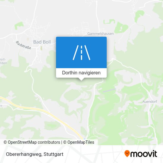 Obererhangweg Karte