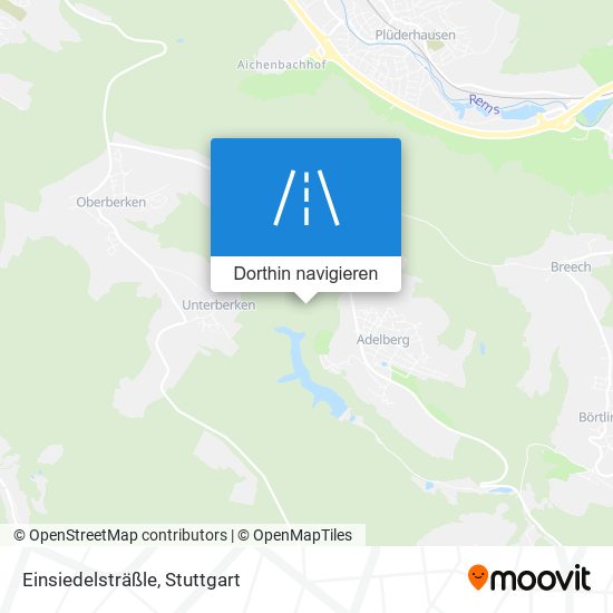Einsiedelsträßle Karte