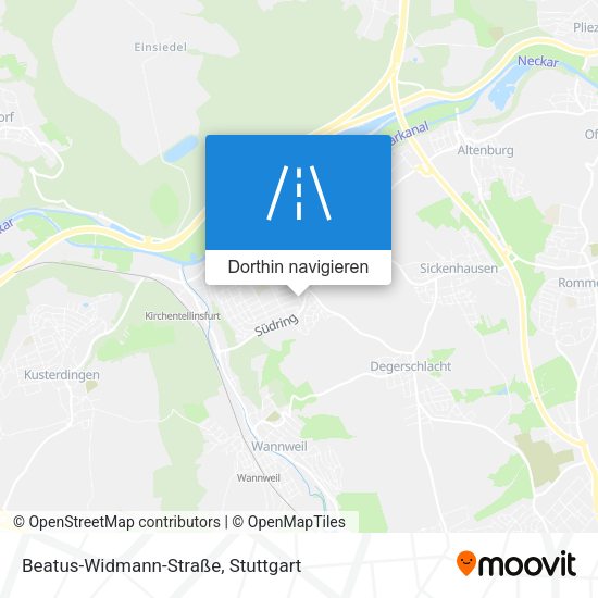 Beatus-Widmann-Straße Karte